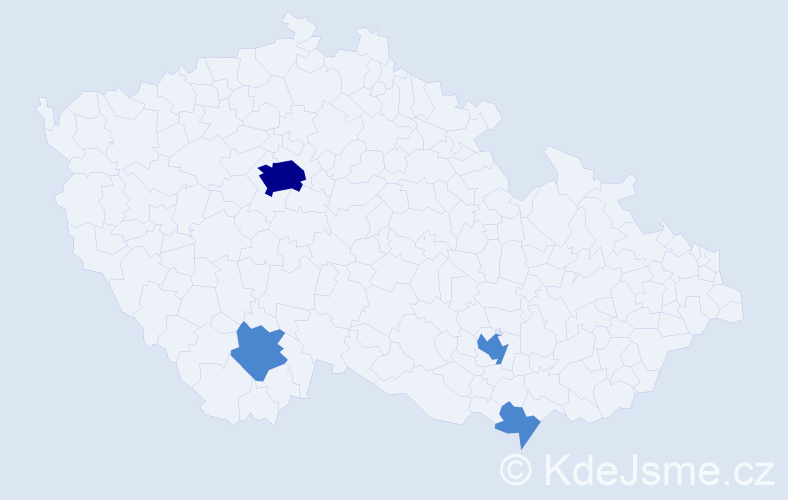 Jméno: 'Sofien', počet výskytů 6 v celé ČR