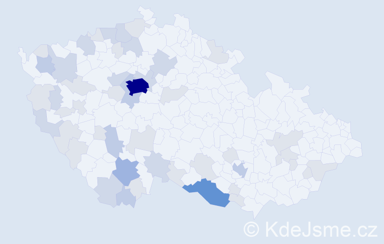 Jméno: 'Karl', počet výskytů 112 v celé ČR