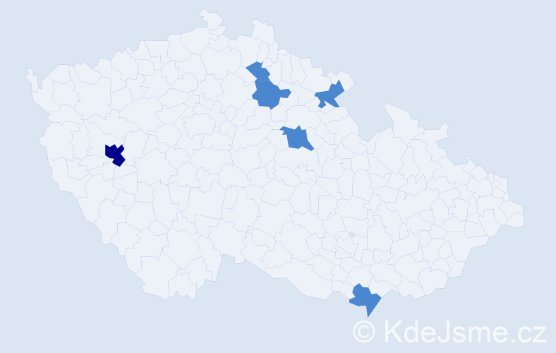 Jméno: 'Alena Anna', počet výskytů 8 v celé ČR