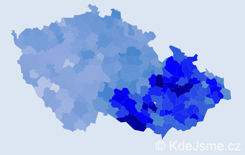 Jméno: 'Lubomír', počet výskytů 24607 v celé ČR