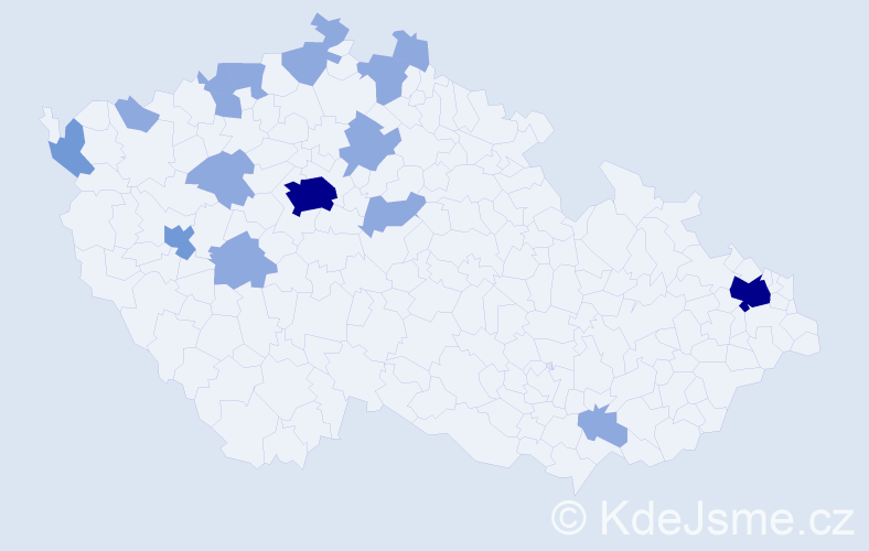 Jméno: 'Van Thinh', počet výskytů 29 v celé ČR