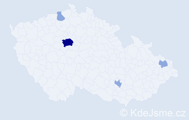 Jméno: 'Lela', počet výskytů 11 v celé ČR