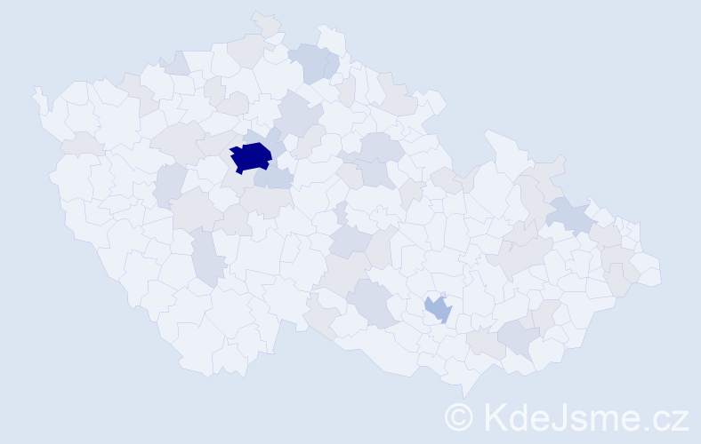 Jméno: 'Babeta', počet výskytů 112 v celé ČR