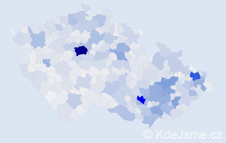 Jméno: 'Oldřiška', počet výskytů 4020 v celé ČR