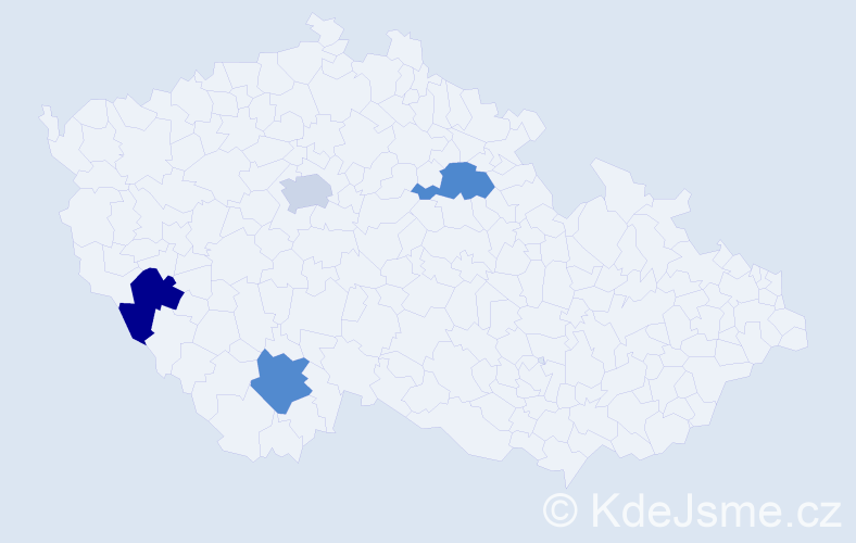 Jméno: 'Thuc Anh', počet výskytů 4 v celé ČR