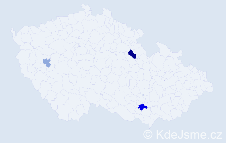 Jméno: 'Sukhrob', počet výskytů 3 v celé ČR