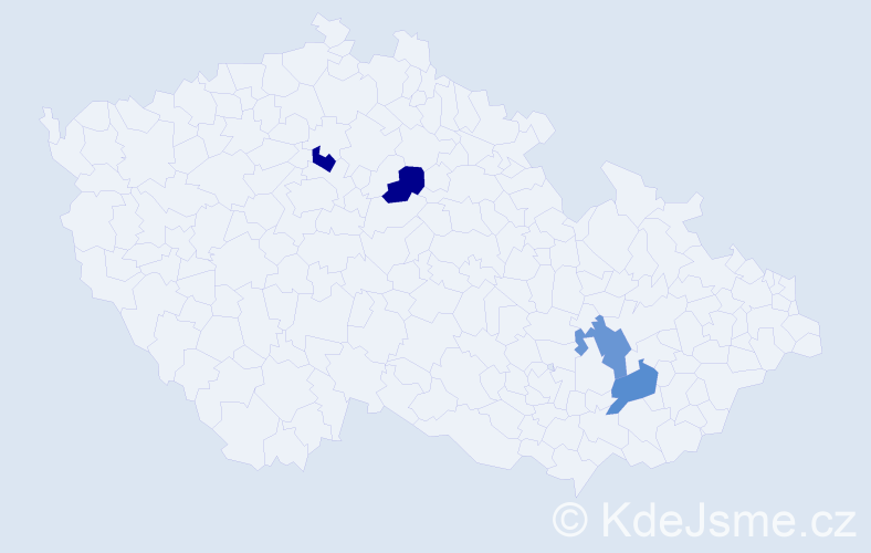 Jméno: 'Dylan James', počet výskytů 4 v celé ČR