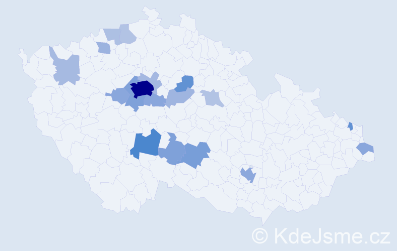 Jméno: 'Predrag', počet výskytů 79 v celé ČR