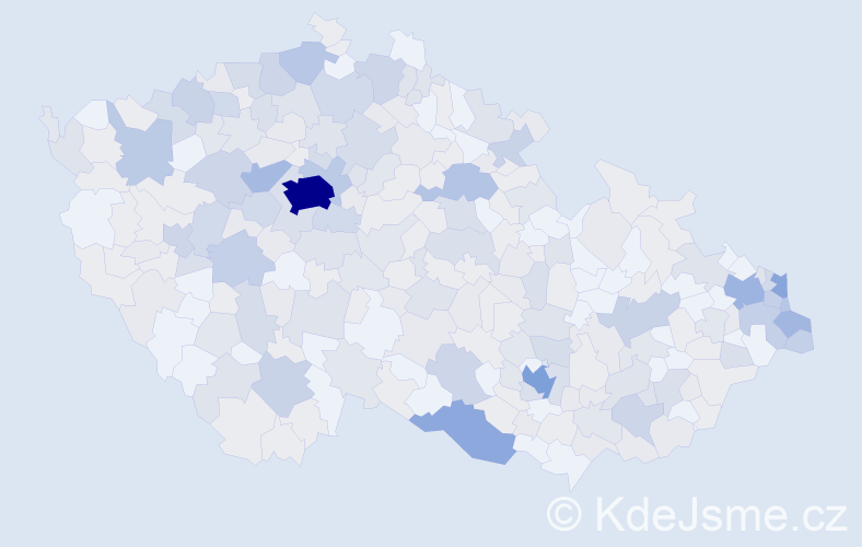 Jméno: 'Zbyšek', počet výskytů 781 v celé ČR