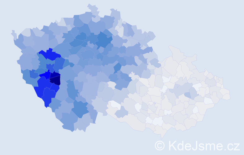 Jméno: 'Václava', počet výskytů 6575 v celé ČR