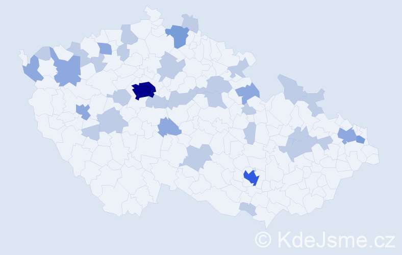 Jméno: 'Dino', počet výskytů 60 v celé ČR