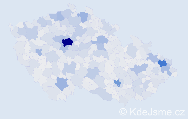 Jméno: 'Šárka', počet výskytů 37859 v celé ČR