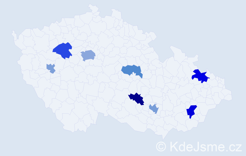 Jméno: 'Manon', počet výskytů 14 v celé ČR
