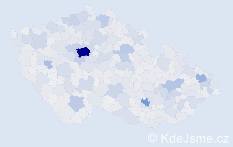 Jméno: 'Olga', počet výskytů 33669 v celé ČR