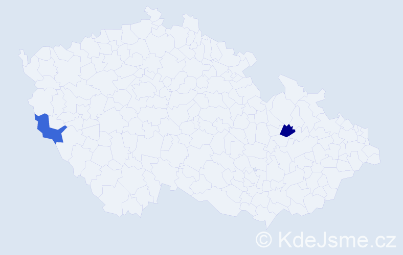 Jméno: 'Quang Truyen', počet výskytů 2 v celé ČR
