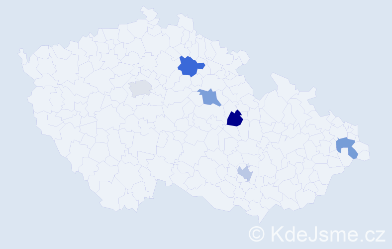 Jméno: 'Adam Stanislav', počet výskytů 6 v celé ČR