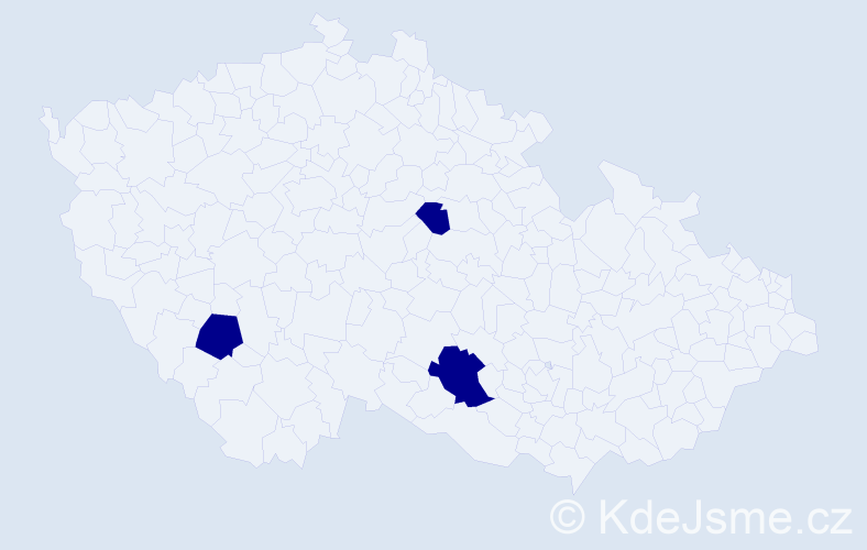 Jméno: 'Thi Que Anh', počet výskytů 3 v celé ČR