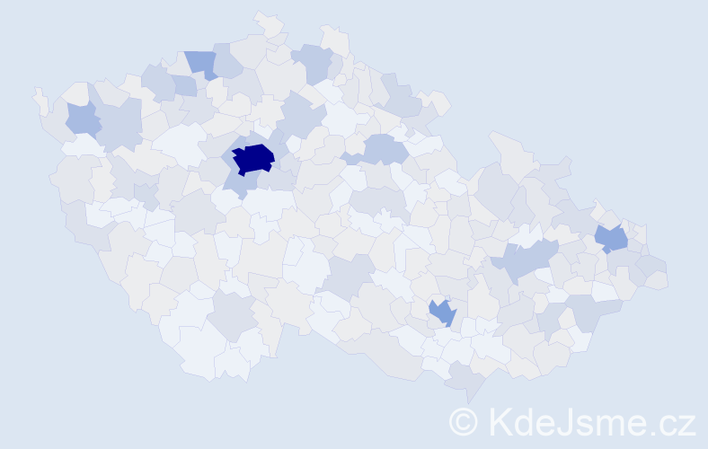Jméno: 'Marianna', počet výskytů 693 v celé ČR