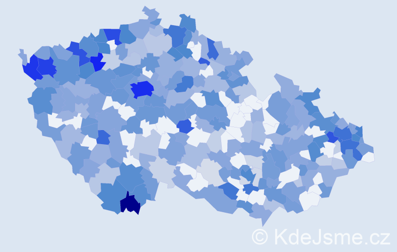 Jméno: 'Eleonora', počet výskytů 702 v celé ČR