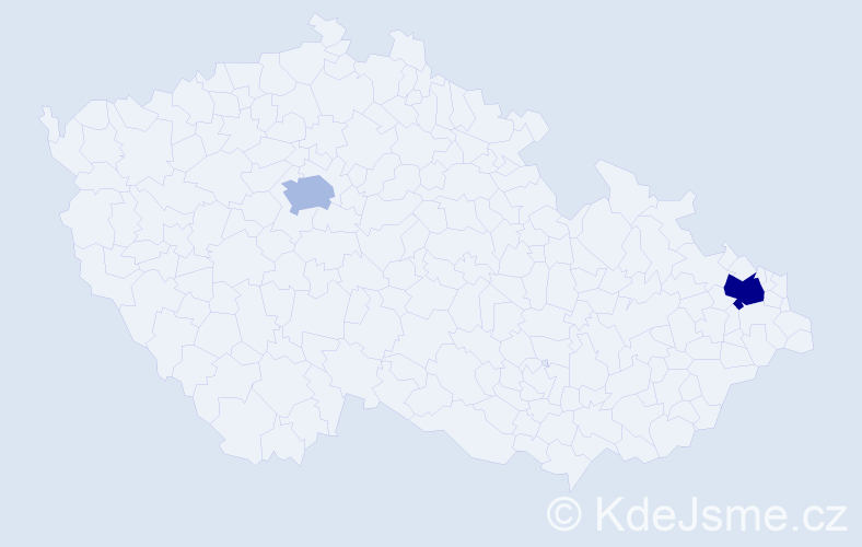 Jméno: 'Trong Tung', počet výskytů 3 v celé ČR