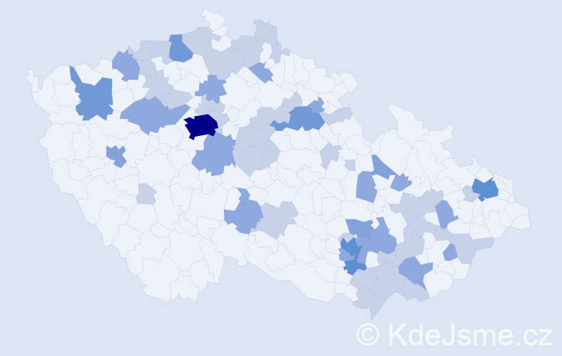 Jméno: 'Dobromil', počet výskytů 116 v celé ČR