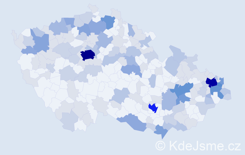 Jméno: 'Alojz', počet výskytů 352 v celé ČR