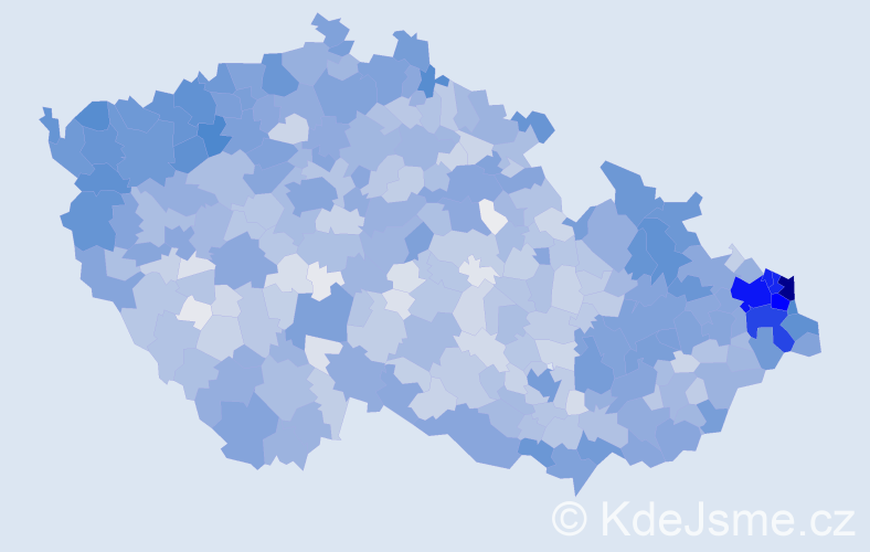 Jméno: 'Jozef', počet výskytů 8759 v celé ČR