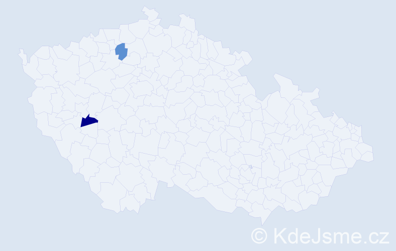 Jméno: 'Aaron Joseph', počet výskytů 2 v celé ČR
