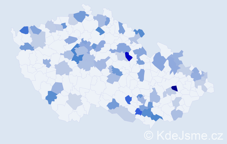 Jméno: 'Nataly', počet výskytů 104 v celé ČR