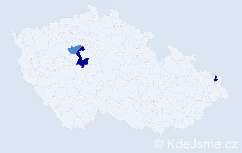 Jméno: 'Lucie Emma', počet výskytů 4 v celé ČR