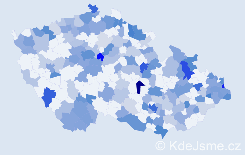 Jméno: 'Lena', počet výskytů 367 v celé ČR