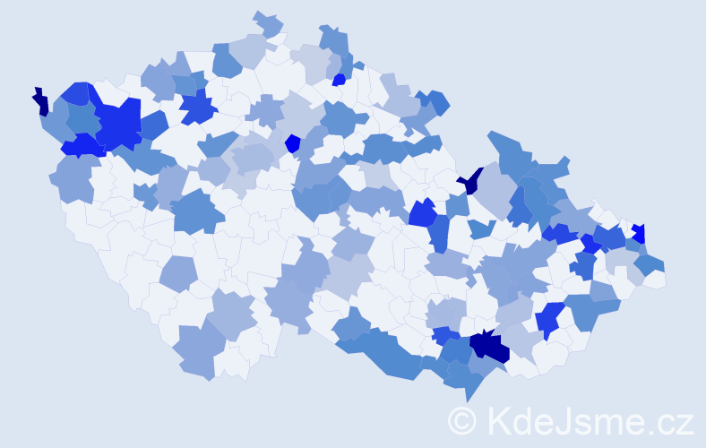 Jméno: 'Žofia', počet výskytů 198 v celé ČR