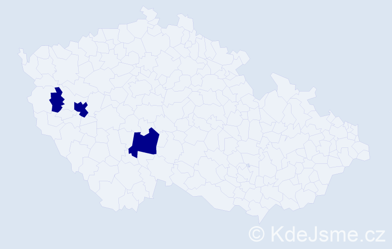 Jméno: 'Max Alexander', počet výskytů 3 v celé ČR