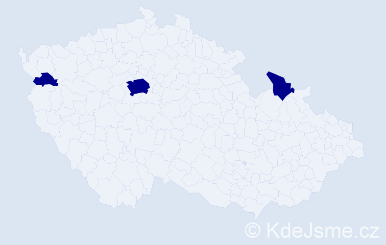 Jméno: 'Dominik Georg', počet výskytů 3 v celé ČR
