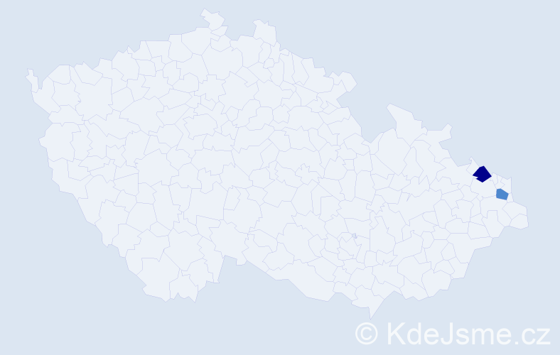 Jméno: 'Damian Henryk', počet výskytů 2 v celé ČR