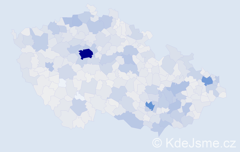 Jméno: 'Světlana', počet výskytů 3851 v celé ČR