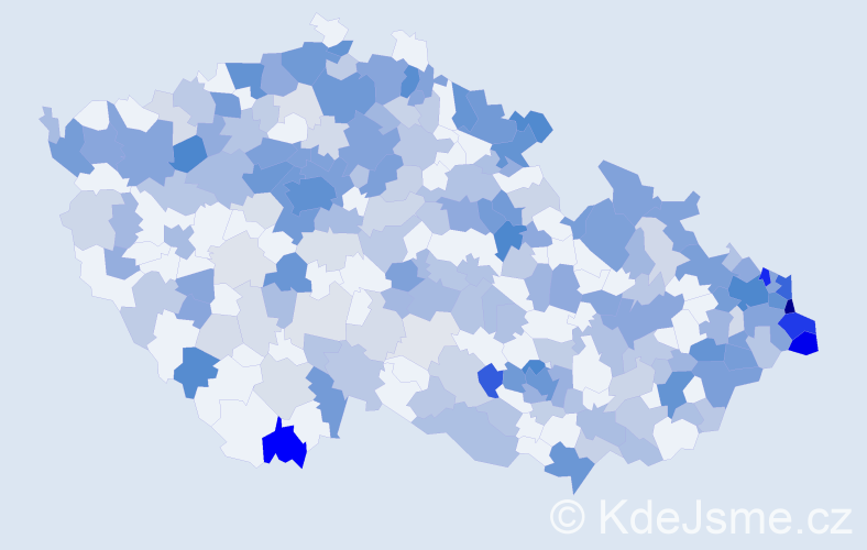 Jméno: 'Artur', počet výskytů 676 v celé ČR