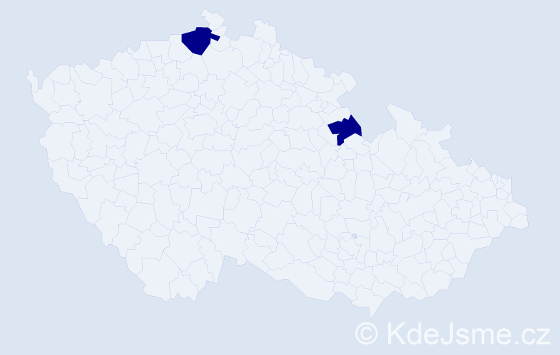 Jméno: 'Kurt Klaus', počet výskytů 2 v celé ČR