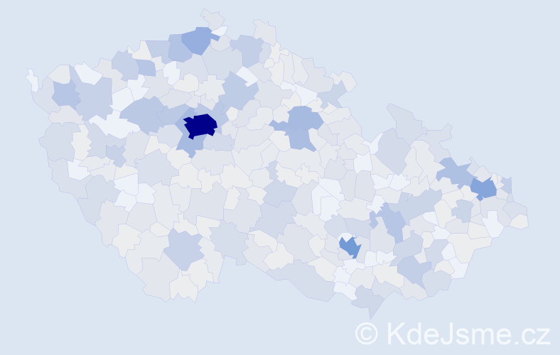 Jméno: 'Nelly', počet výskytů 928 v celé ČR