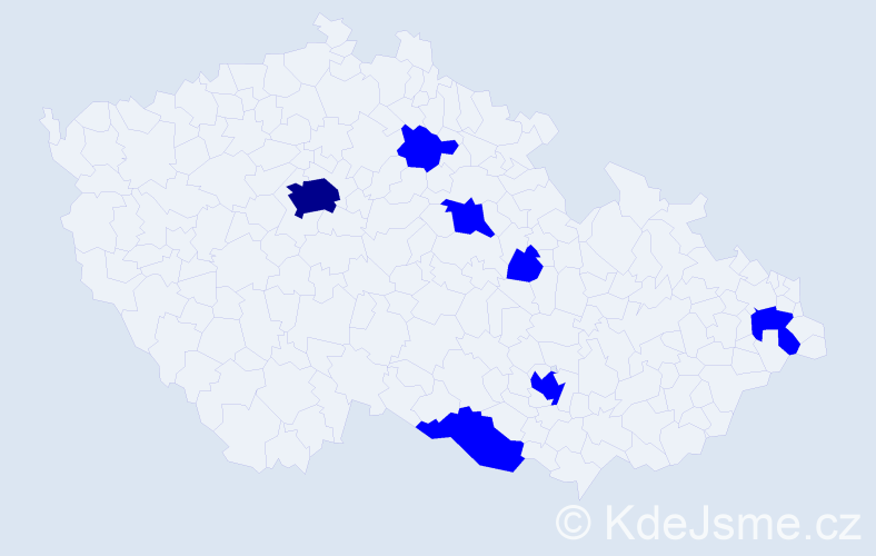 Jméno: 'Adam Stanislav', počet výskytů 8 v celé ČR
