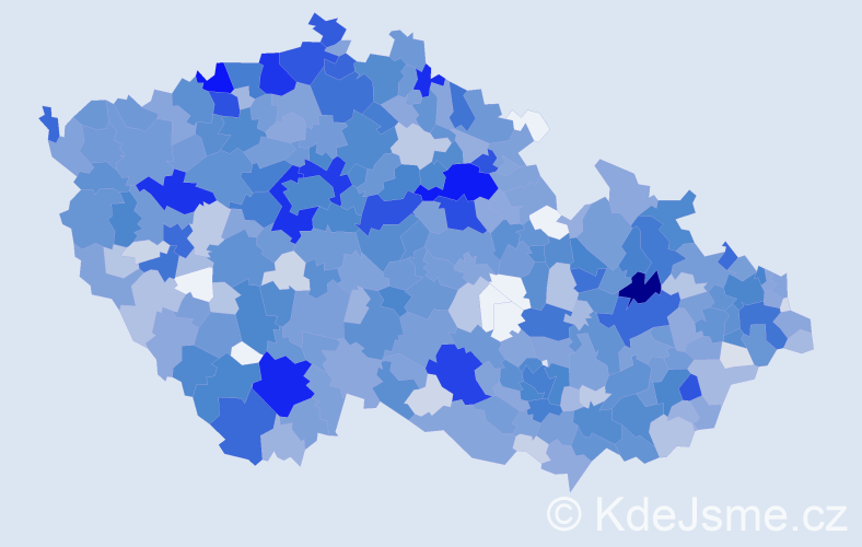 Jméno: 'Nella', počet výskytů 2129 v celé ČR