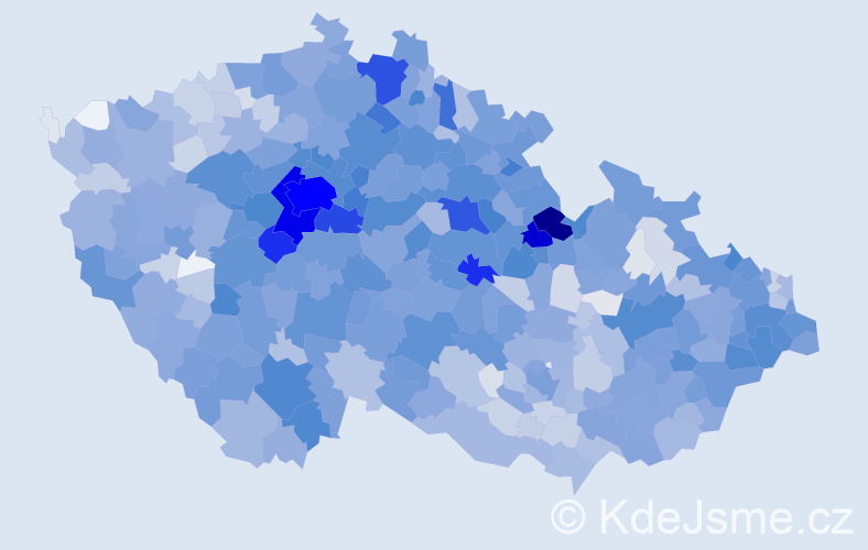 Jméno: 'Matouš', počet výskytů 4838 v celé ČR