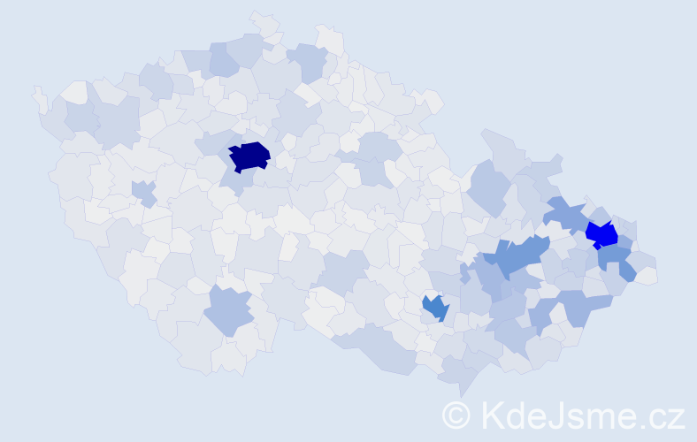 Jméno: 'Karla', počet výskytů 7586 v celé ČR