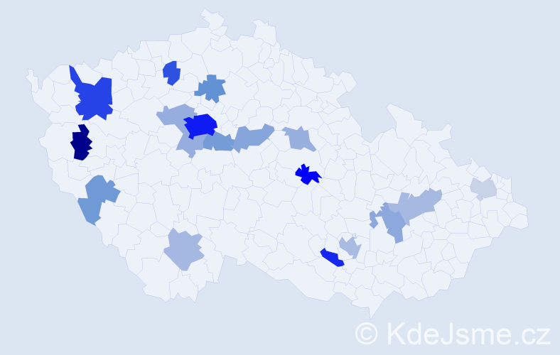 Jméno: 'Vsevolod', počet výskytů 49 v celé ČR