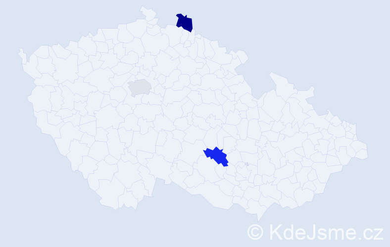 Jméno: 'Dorota Anna', počet výskytů 3 v celé ČR