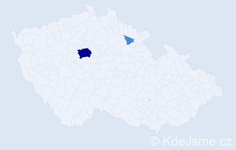 Jméno: 'Aristea', počet výskytů 4 v celé ČR