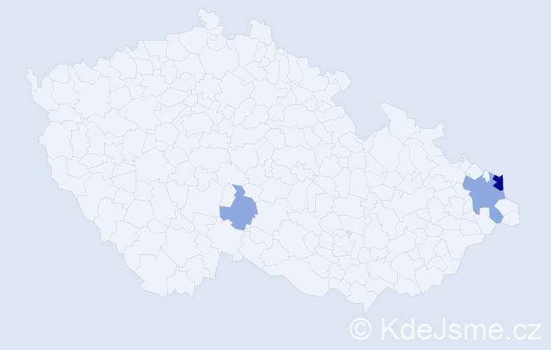 Jméno: 'Wladyslaw', počet výskytů 12 v celé ČR
