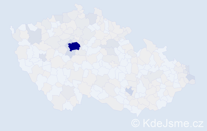 Jméno: 'Alina', počet výskytů 669 v celé ČR