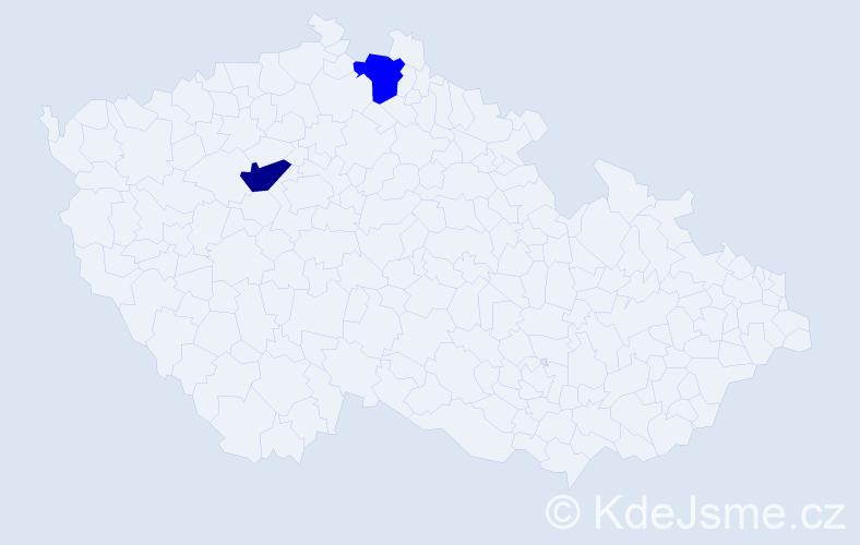 Jméno: 'Joaquin', počet výskytů 3 v celé ČR