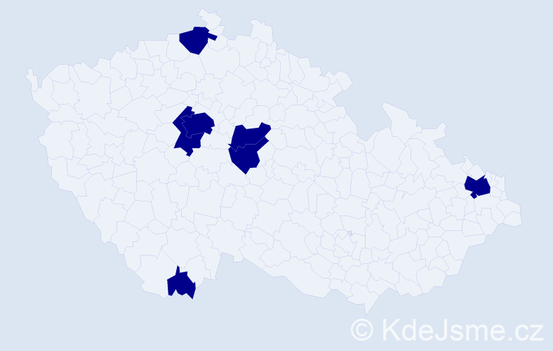 Jméno: 'Thai Binh', počet výskytů 7 v celé ČR